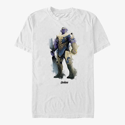 Camiseta Merch Marvel Avengers: Endgame - Thanos Paint Unisex T-Shirt White