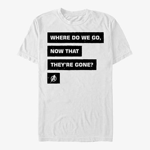 T-shirt Merch Marvel Avengers: Endgame - Gone Friends Unisex T-Shirt White