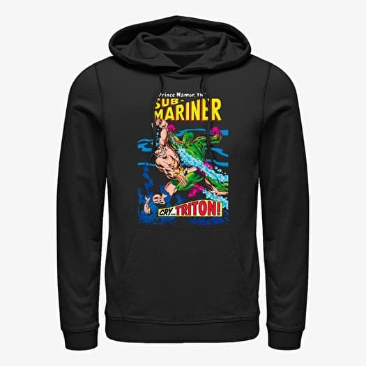 Sweatshirt Merch Marvel - Mariner Club Unisex Hoodie Black