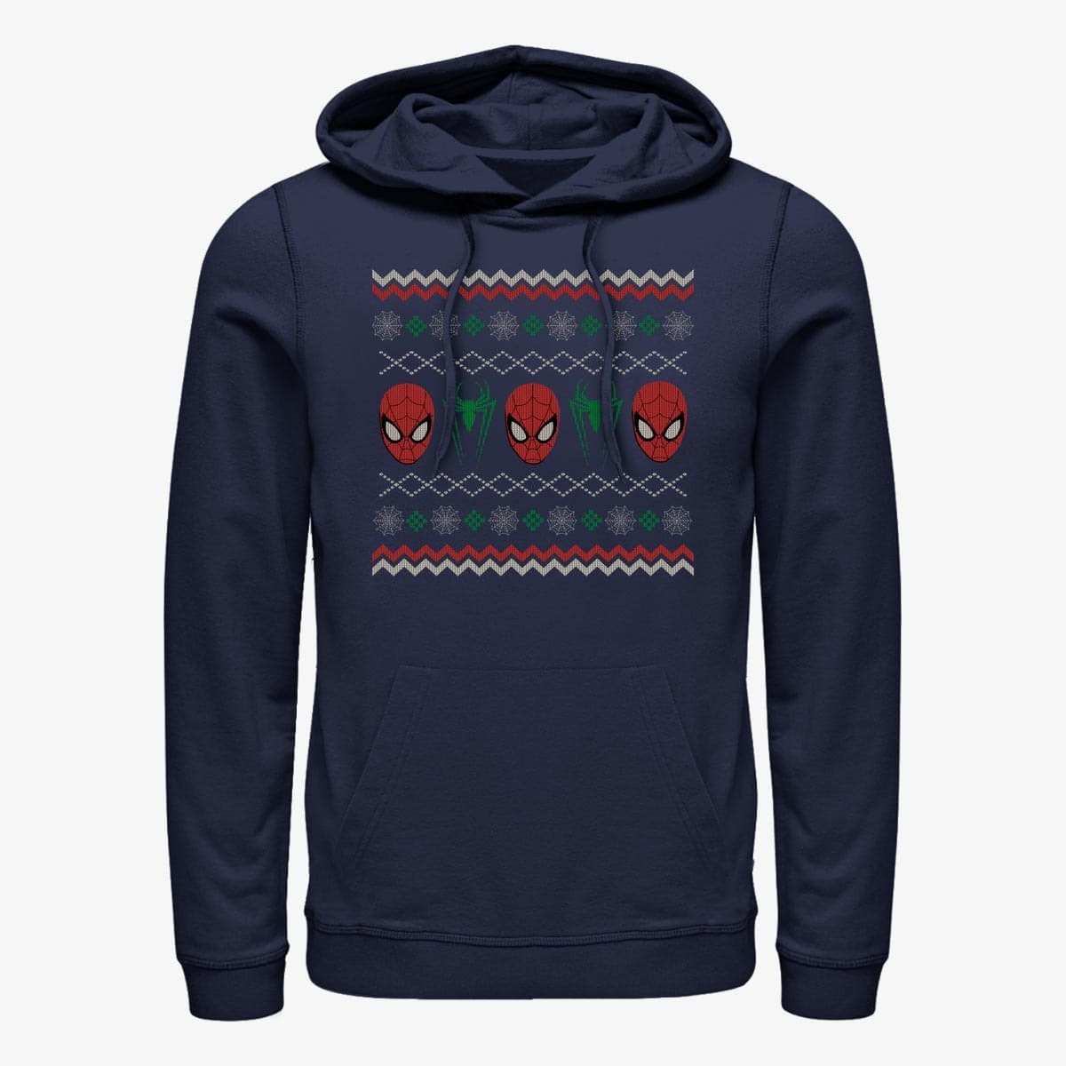 Puloverji   Merch Marvel Spider-Man Classic - Spider Sweater Unisex Hoodie Navy Blue