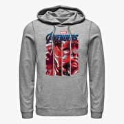 Merch Marvel Avengers: Endgame - Four Strong Unisex Hoodie Heather Grey