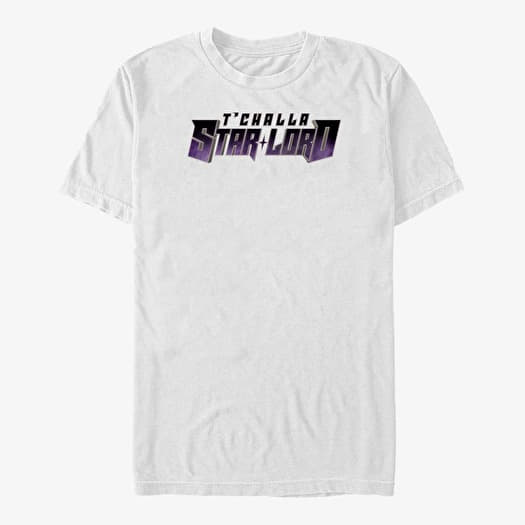 Majica Merch Marvel What If...? - TChalla Star Lord Unisex T-Shirt White