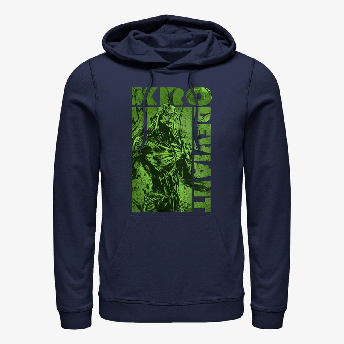 Sweatshirts Merch Marvel: Eternals - Green Kro Unisex Hoodie Navy Blue