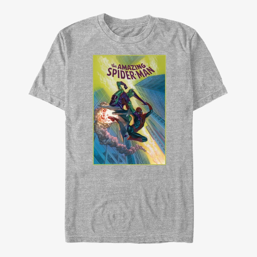 Camisetas Merch Marvel X-Men - XMEN 70'S IRON ON Unisex T-Shirt Heather Grey