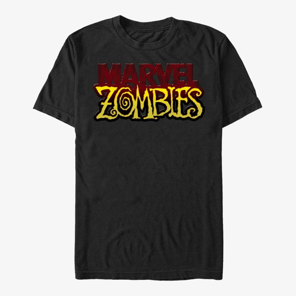 Camisetas Merch Marvel - Marvel Zombies Logo Unisex T-Shirt Black