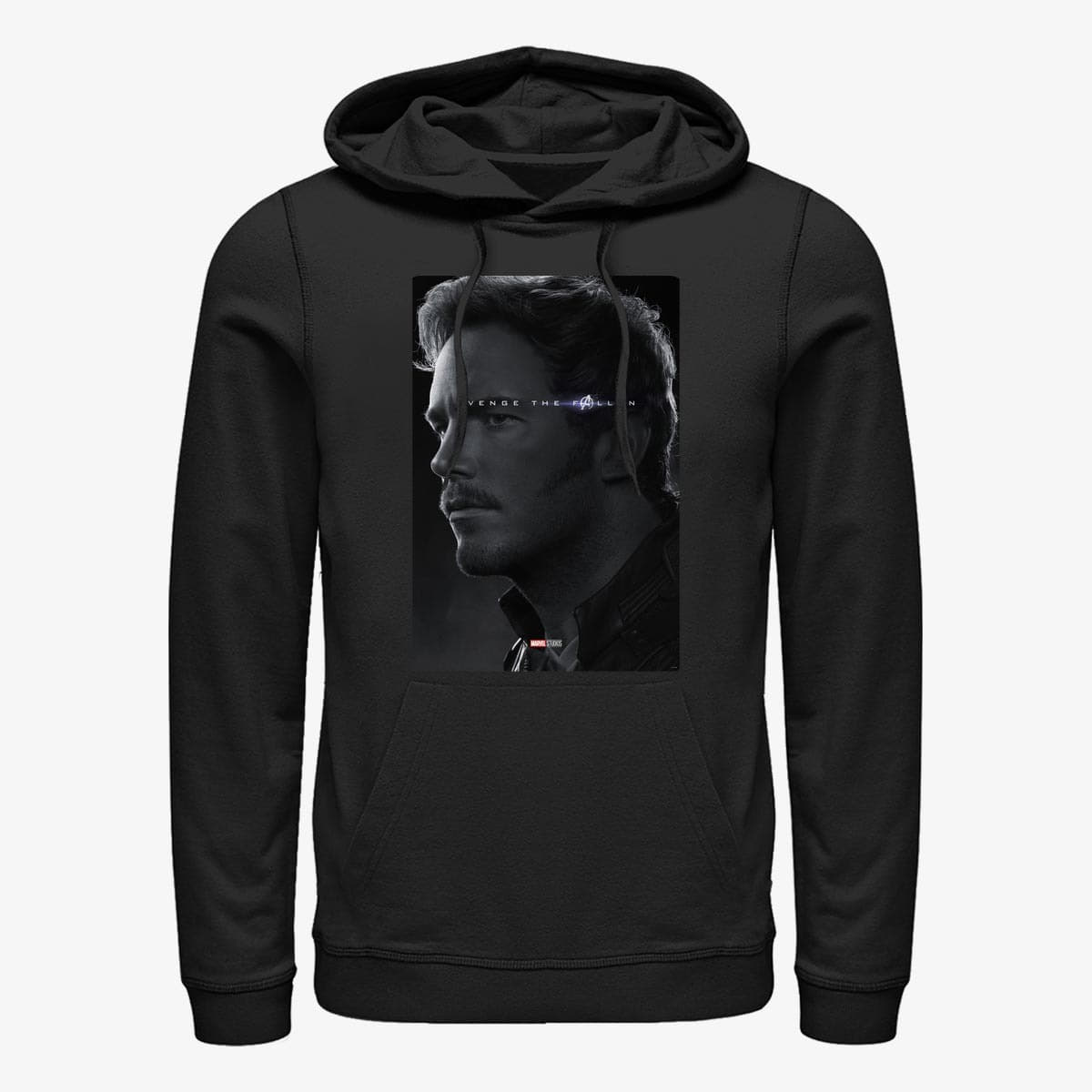 Kapuutsikud ja kampsunid Merch Marvel Avengers: Endgame - Avenge Starlord Unisex Hoodie Black