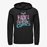 Merch Marvel Avengers Classic - MARVEL PASTEL GROUP Unisex Hoodie Black