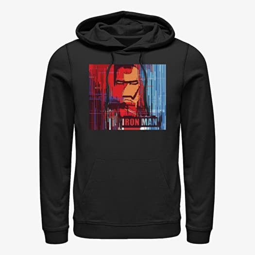 Džemperis Merch Marvel - Vibrant Iron Man Unisex Hoodie Black