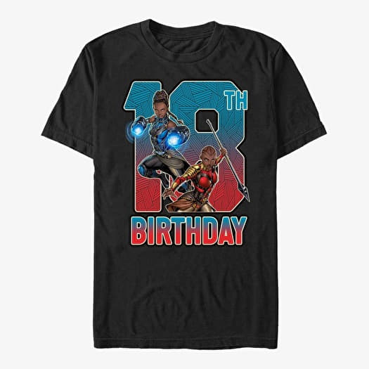 Majica Merch Marvel Avengers Classic - Shuri Okoye 18th Bday Unisex T-Shirt Black