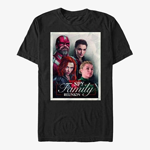 T-shirt Merch Marvel Black Widow: Movie - Family of Spies Unisex T-Shirt Black