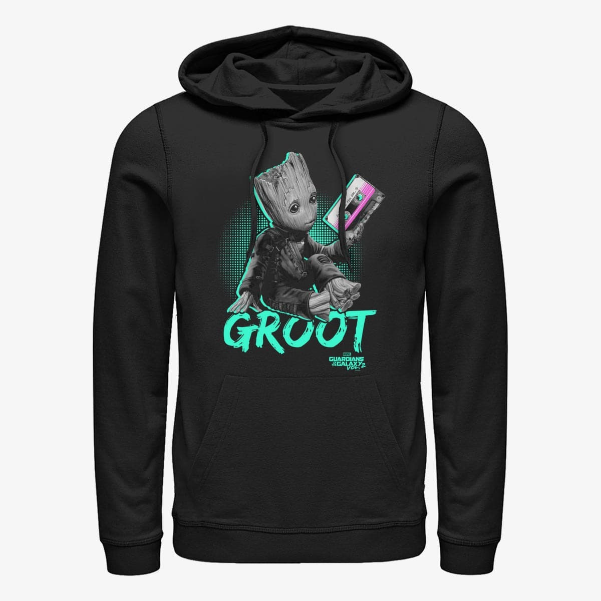 Hoodies and sweatshirts  Merch Marvel I am Groot - Neon Baby Groot Unisex Hoodie Black