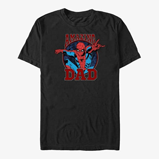 T-shirt Merch Marvel Spider-Man Classic - Amazing Dad Unisex T-Shirt Black