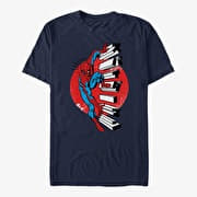 Merch Marvel Spider-Man Classic - Spidey Senses Unisex T-Shirt Navy Blue