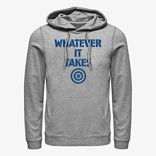 Sudadera Merch Marvel Avengers: Endgame - Cap Spirit Unisex Hoodie Heather Grey