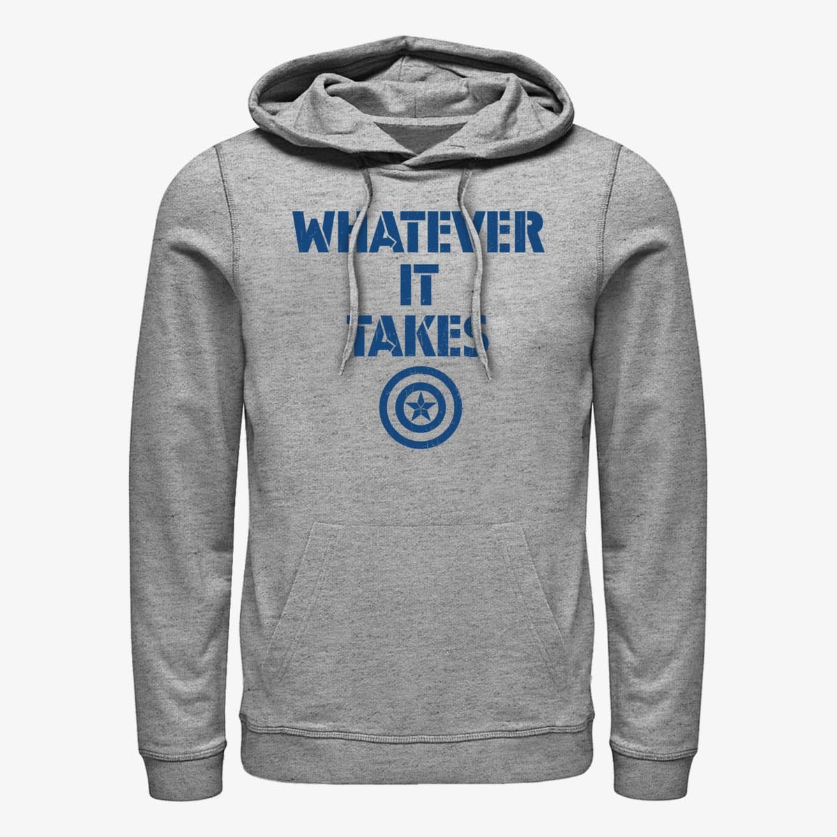 Sweatshirts Merch Marvel Avengers: Endgame - Cap Spirit Unisex Hoodie Heather Grey
