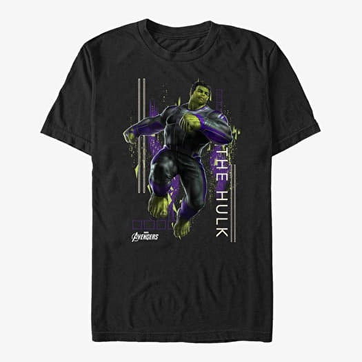 Tricou Merch Marvel Avengers: Endgame - Hulk Motion Unisex T-Shirt Black