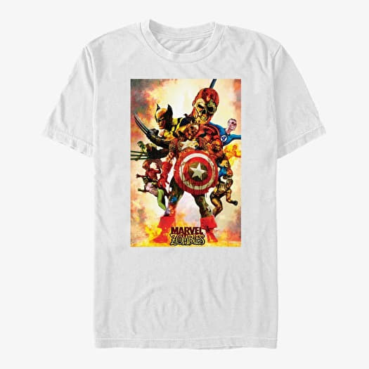 T-shirt Merch Marvel - Zombie Poster Unisex T-Shirt White