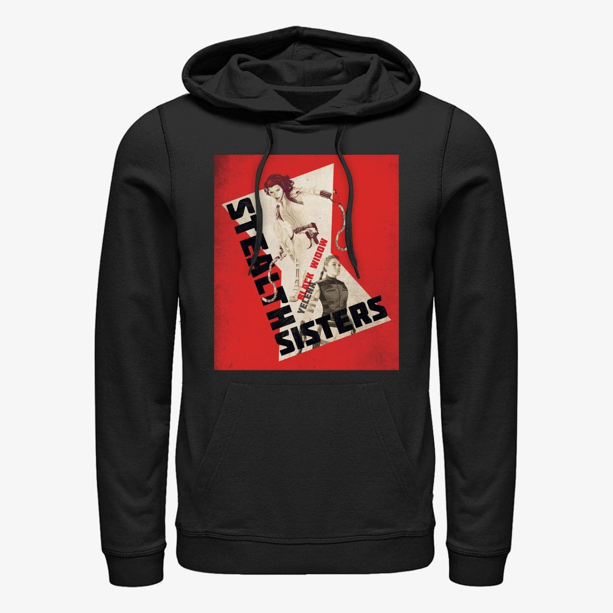 Sweatshirts Merch Marvel Black Widow: Movie - Spy Sisters Unisex Hoodie Black