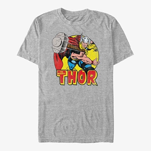 T-särk Merch Marvel Classic - Mighty Thor Unisex T-Shirt Heather Grey