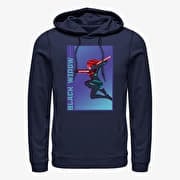 Merch Marvel Avengers Classic - Halftone Widow Unisex Hoodie Navy Blue
