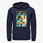 Merch Marvel The Eternals - Comic Cover Unisex Hoodie Navy Blue