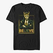 Merch Marvel Loki - Political Motive Unisex T-Shirt Black