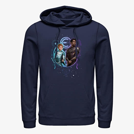 Hanorac Merch Marvel The Eternals - SPRITE KINGO DUO Unisex Hoodie Navy Blue