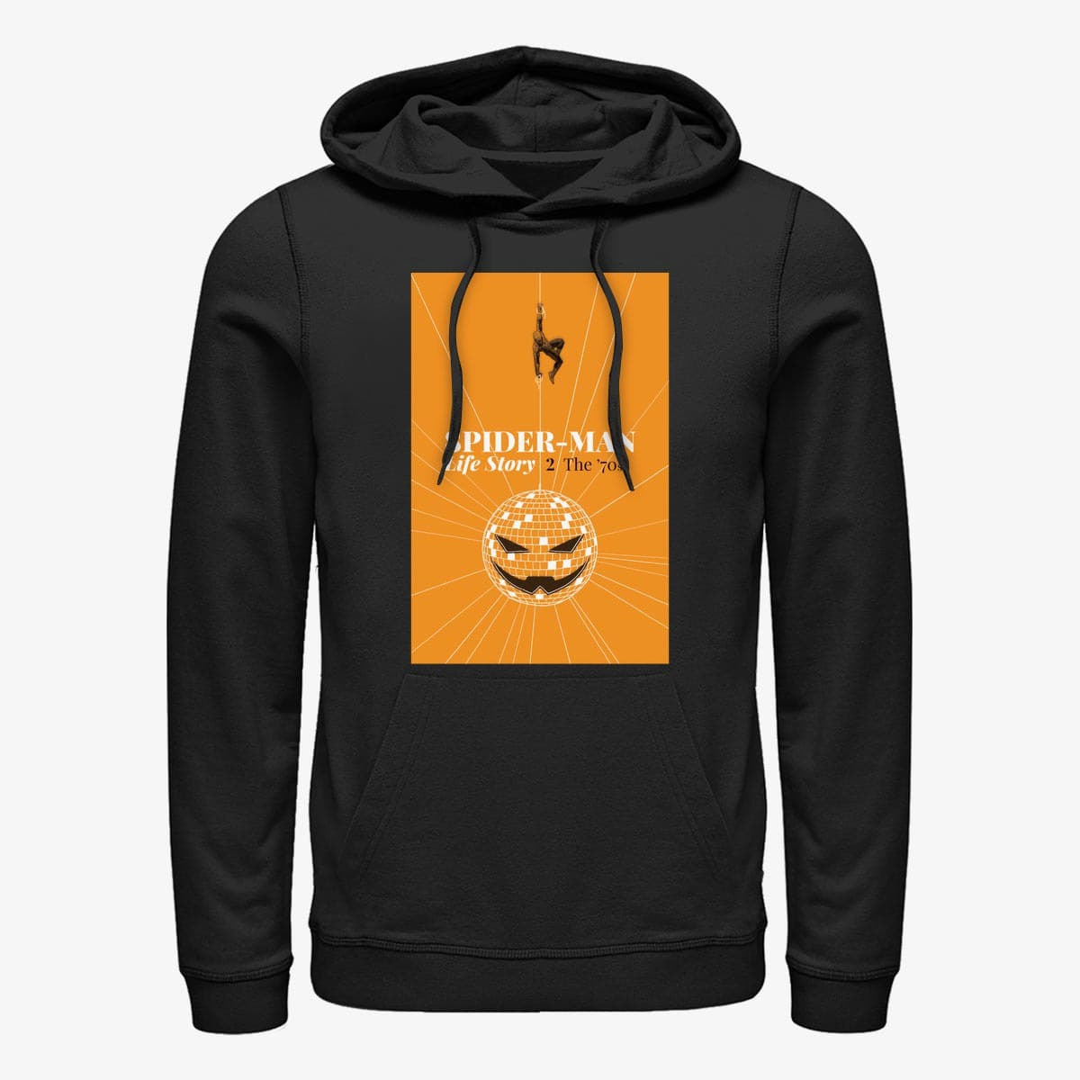 Puloverji   Merch Marvel Spider-Man Classic - Spider-Man Life Story Unisex Hoodie Black