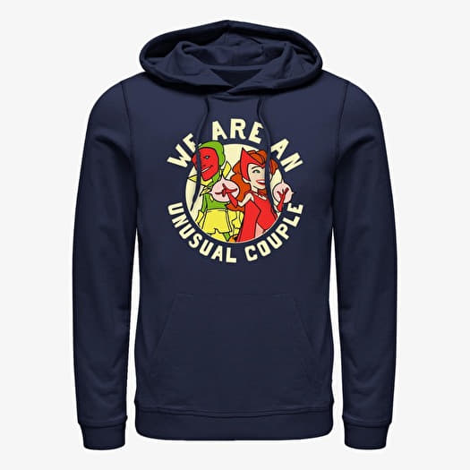 Sweatshirt Merch Marvel WandaVision - Moon Glow Unisex Hoodie Navy Blue