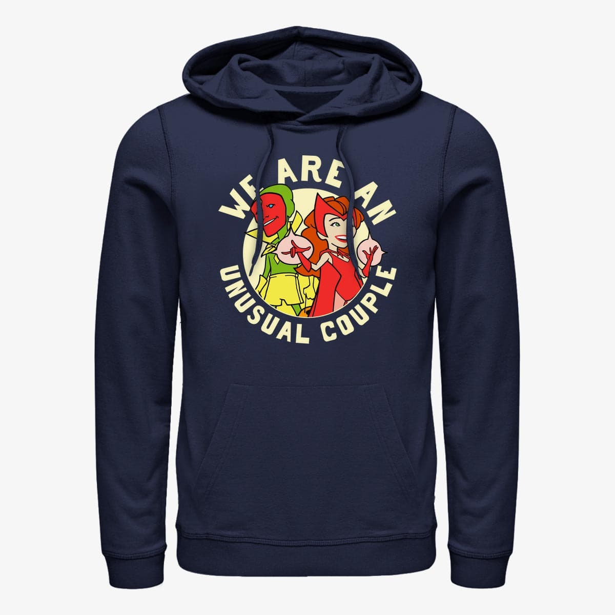 Hættetrøjer og sweatshirts Merch Marvel WandaVision - Moon Glow Unisex Hoodie Navy Blue