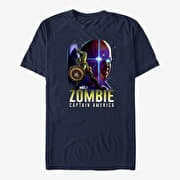 Merch Marvel What If...? - Watcher Zombie Cap Unisex T-Shirt Navy Blue