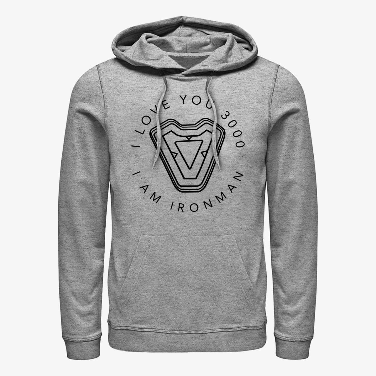 Sweatshirts Merch Marvel Avengers: Endgame - Ironmans Heart Unisex Hoodie Heather Grey