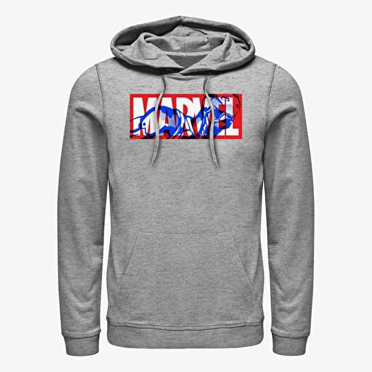 Hanorac Merch Marvel - Stark Logo Unisex Hoodie Heather Grey