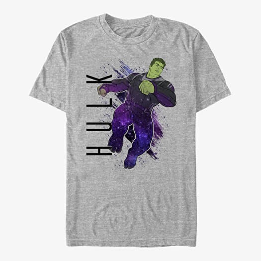 Merch Marvel Avengers: Endgame - Hulk Painted Unisex T-Shirt Heather Grey