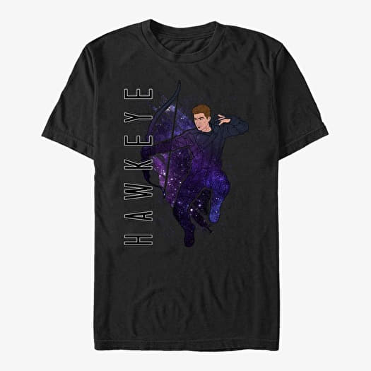 T-shirt Merch Marvel Avengers: Endgame - Hawkeye Painted Unisex T-Shirt Black