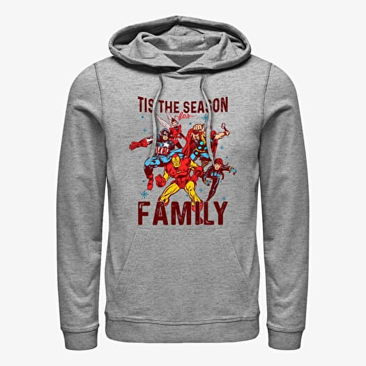Merch Marvel Avengers Classic - Family Season Unisex Hoodie Heather Grey