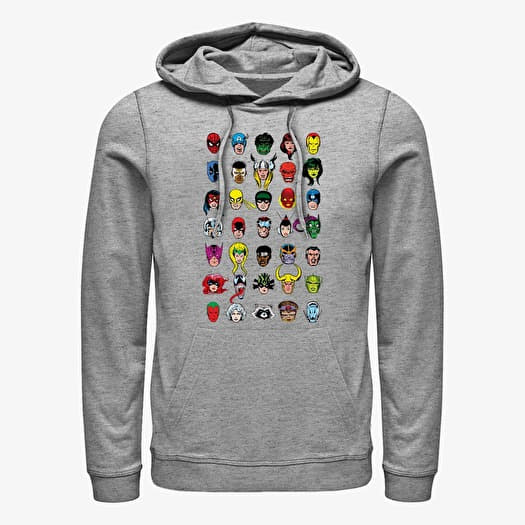 Sweatshirt Merch Marvel - Hero Pack Unisex Hoodie Heather Grey