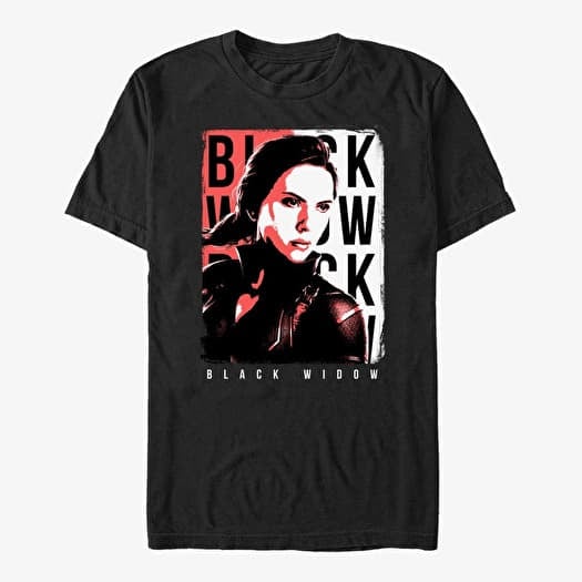 T-shirt Merch Marvel Black Widow: Movie - Widow Unisex T-Shirt Black
