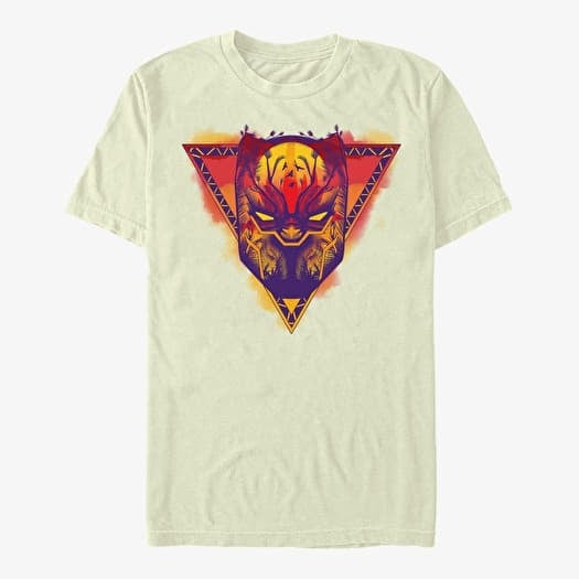 Póló Merch Marvel Avengers Classic - Panther Sunset Unisex T-Shirt Natural