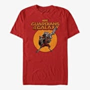 Merch Marvel GOTG Classic - Furry Bite Unisex T-Shirt Red