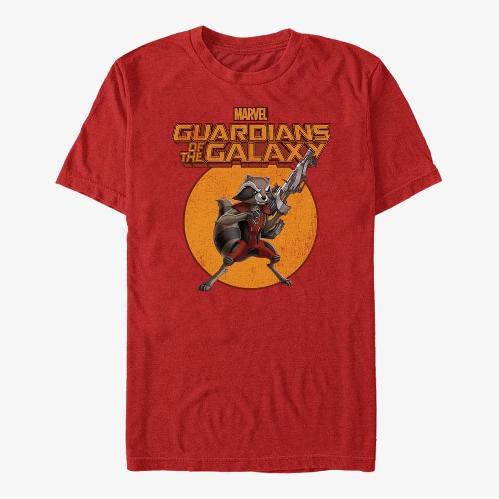 T-särgid Merch Marvel GOTG Classic - Furry Bite Unisex T-Shirt Red