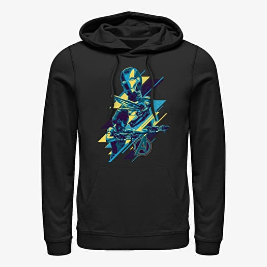 Pulóver Merch Marvel Avengers: Endgame - Geo Ladies Unisex Hoodie Black