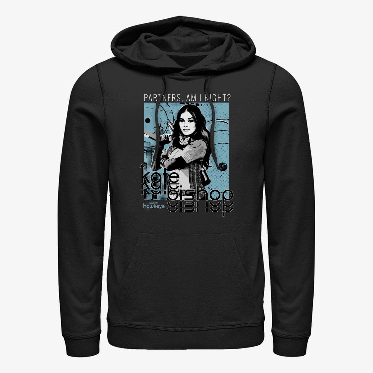 Felpe Merch Marvel Hawkeye - Kate Bishop Hero Shot Unisex Hoodie Black