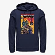Merch Marvel The Eternals - Halftone Cover Unisex Hoodie Navy Blue