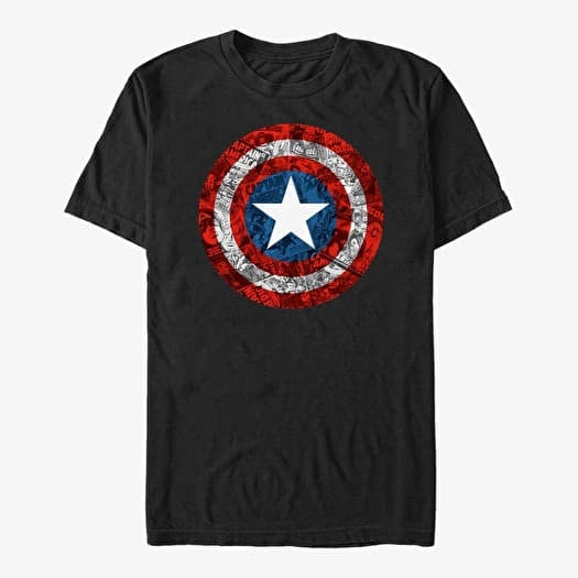 T-shirt Merch Marvel Avengers Classic - ComicBook Shield comp Unisex T-Shirt Black