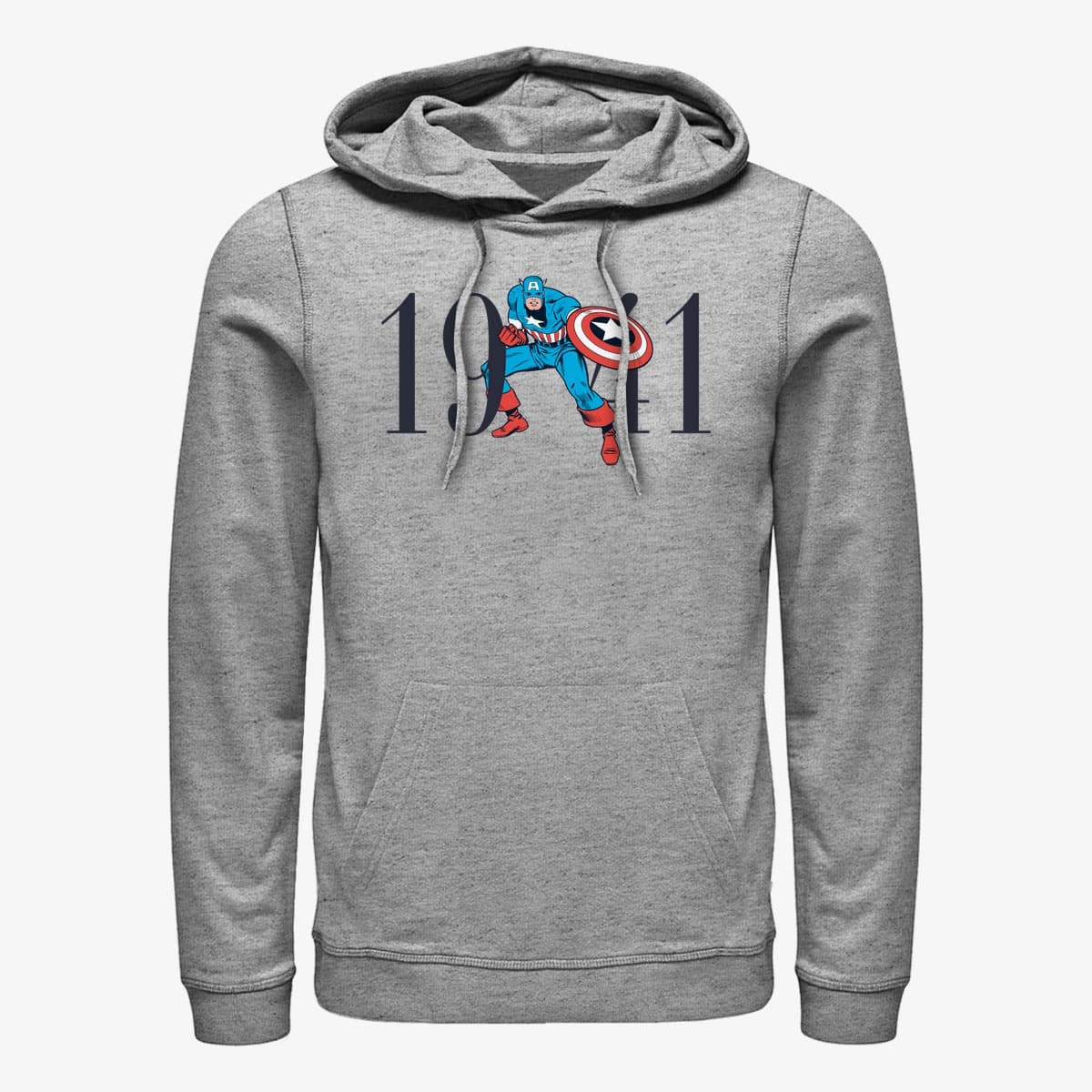 Sweatshirts Merch Marvel Avengers Classic - America Forty One Unisex Hoodie Heather Grey