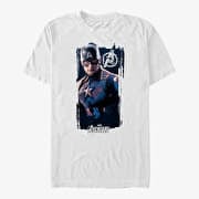 Merch Marvel Avengers: Endgame - Cap Banner Unisex T-Shirt White