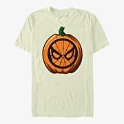 Merch Marvel Spider-Man Classic - Spider Pumpkin Unisex T-Shirt Natural
