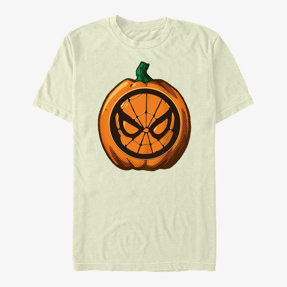 Tričká Merch Marvel Spider-Man Classic - Spider Pumpkin Unisex T-Shirt Natural