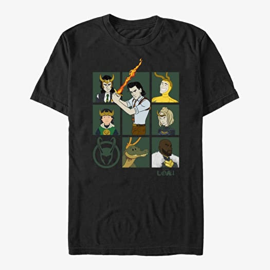 Tričko Merch Marvel Loki - Team Unisex T-Shirt Black